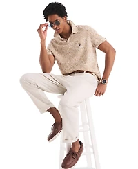 Nautica Men's Classic-Fit Leaf-Pattern Polo Shirt