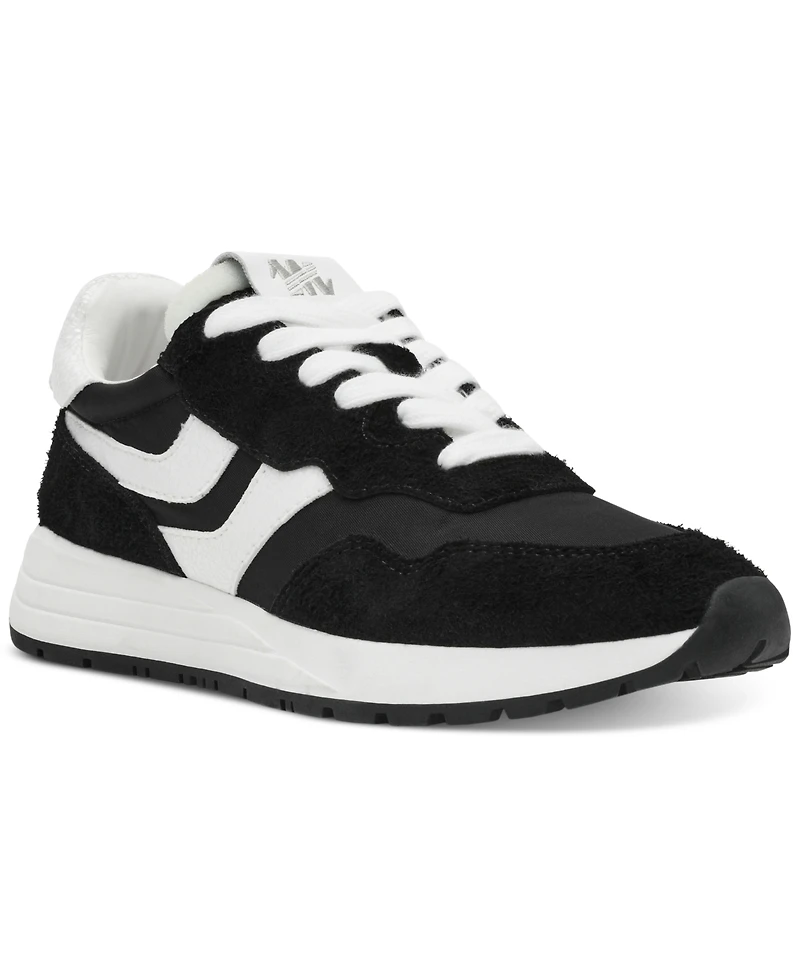 Steve Madden Women's Burst Lace-Up Retro Jogger Sneakers