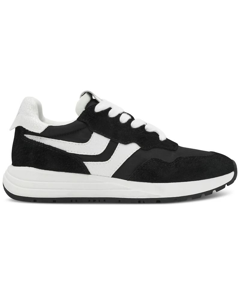 Steve Madden Women's Burst Lace-Up Retro Jogger Sneakers