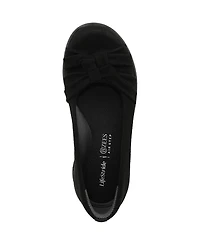 LifeStride Women's Glamour Round Toe Ballerina Flats