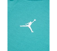 Jordan Baby Boys French Terry Henley Hoodie & Shorts, 2 Piece Set