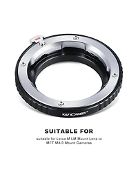 K&F Concept K&F Concept High Precision Lens Adapter Mount,Lm-M4/3