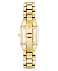 Anne Klein Women's Quartz Petite Octagonal Gold-Tone Metal Alloy Bracelet Watch, 21mm