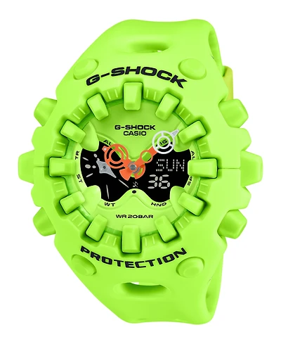 G-Shock Men's Yellow Resin Watch, 58.2mm