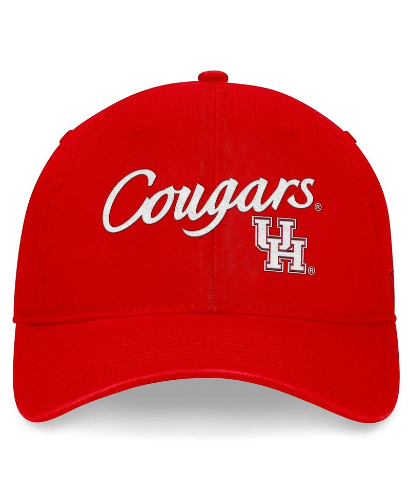 Top Of The World Men's Red Houston Cougars Heritage CeeCee Adjustable Hat