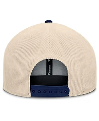 Fanatics Men's Cream La Galaxy Tempo Corduroy Snapback Hat