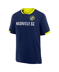 Fanatics Men's Navy Nashville Sc Stoppage Time Striker T-Shirt