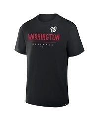 Fanatics Men's Black Washington Nationals Color Pop Legacy Clubhouse T-Shirt
