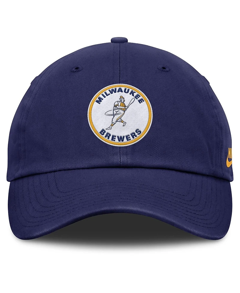 Nike Women's Navy Milwaukee Brewers Club Adjustable Hat