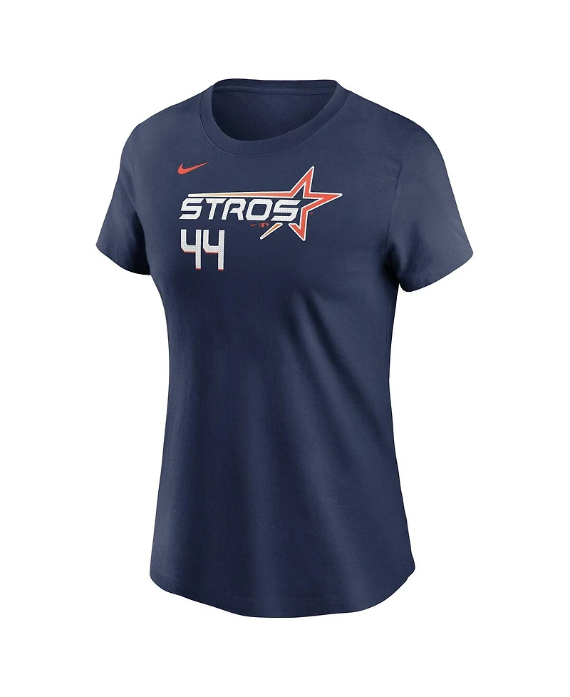 Nike Women's Yordan Alvarez Navy Houston Astros 2025 City Connect Fuse Name Number T-Shirt
