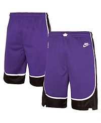 Nike Big Boys and Girls Purple Sacramento Kings 2024/25 City Edition Swingman Performance Shorts