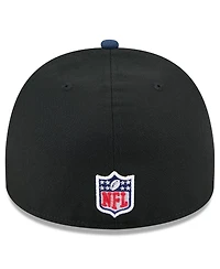 New Era Men's Black/Navy Dallas Cowboys 2025 Nfl Draft On Stage A-Frame 59FIFTY Fitted Hat