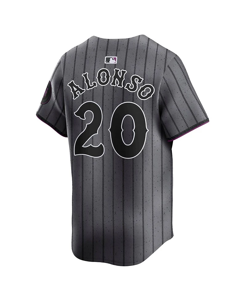 Nike Men's Pete Alonso Gray New York Mets City Connect Limited Jersey