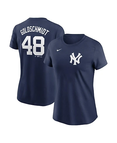 Nike Women's Paul Goldschmidt Navy New York Yankees Fuse Name Number T-Shirt