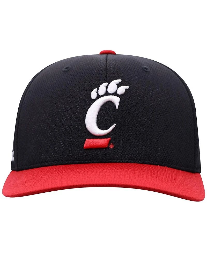 Top Of The World Men's Black Cincinnati Bearcats Reflex Fitted Hat