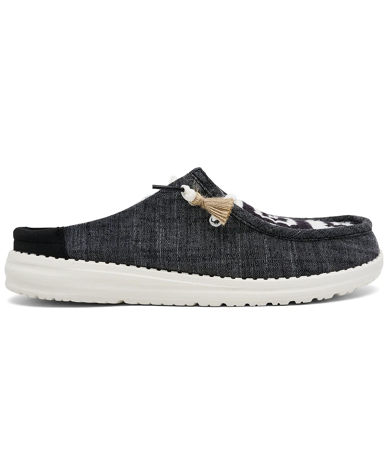 Hey Dude Women's Wendy Slip Cottage Crochet Slip-on Casual Clog from Finish Line