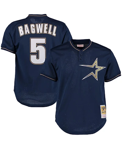 Mitchell & Ness Men's Jeff Bagwell Navy Houston Astros Cooperstown 1997 Mesh Batting Practice jersey