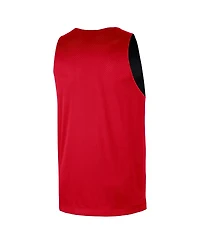 Nike Men's Red/Black Chicago Bulls Courtside Reversible Mesh Practice jersey