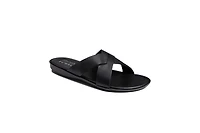 Marc Joseph New York Men's Slip On Roman Court Criss Cross Sandals