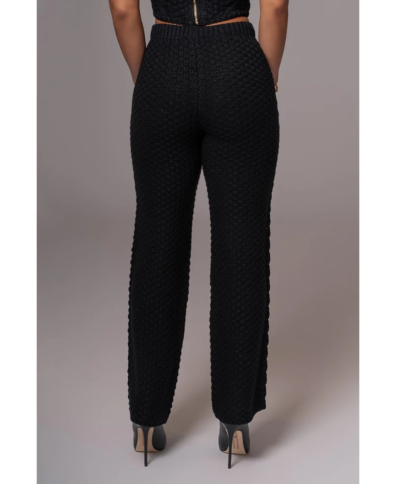 Jluxlabel Women's Beige Madison Knit Pants