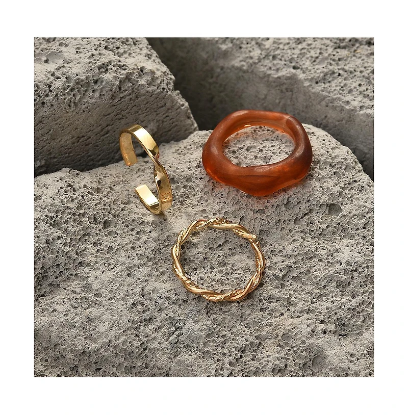 Sohi Women's Vacay Multi-Layer Ring