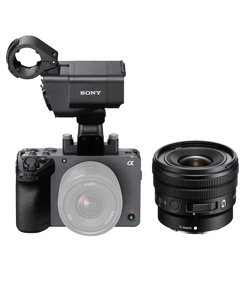 Sony FX30 Super 35 Cinema Line Camera with Xlr Handle Unit and E Pz 10-20mm f/4 G Lens