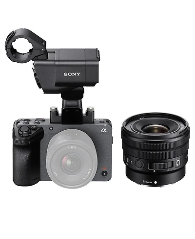 Sony FX30 Super 35 Cinema Line Camera with Xlr Handle Unit and E Pz 10-20mm f/4 G Lens