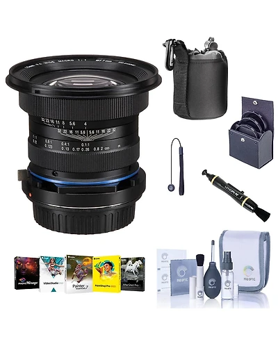 Venus Laowa 15mm f/4 1:1 Macro Lens with Shift for Canon Ef, Bundle with ProOptic 77mm Filter Kit, Lens Case, Cleaning Kit, Lens Cap Tether, Lens Clea