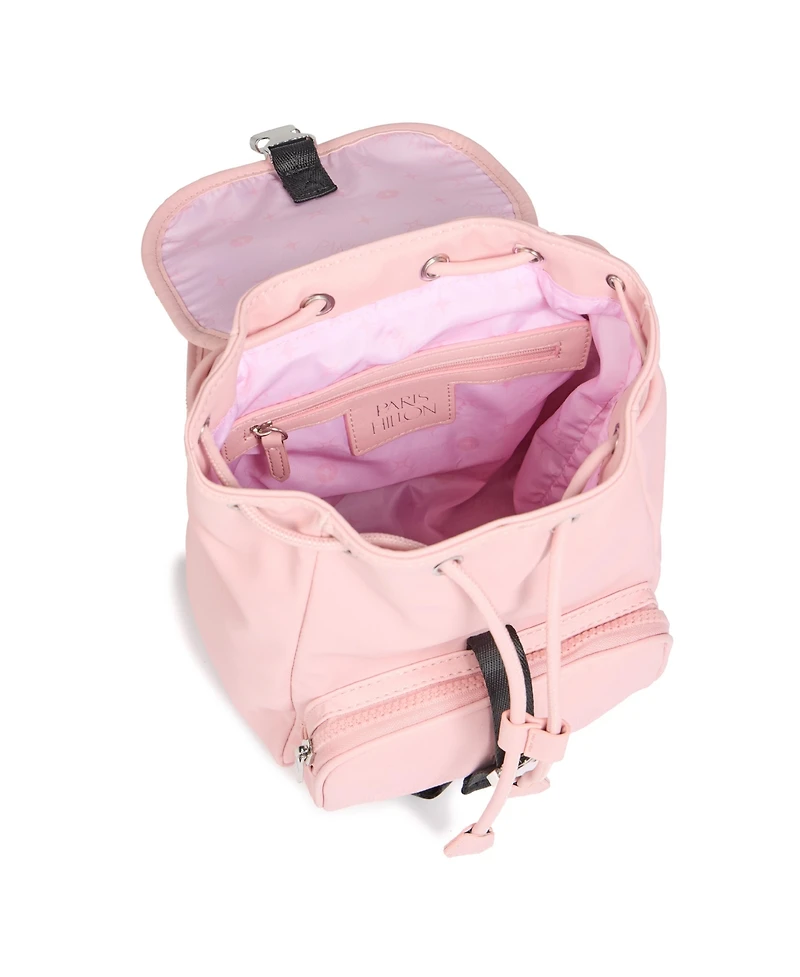 Paris Hilton Paxton Small Drawstring Rucksack Fashion Backpack