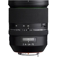 Pentax Hd D-fa 24-70mm f/2.8 Ed Sdm Wr Lens, Bundle with Hoya 82mm Uv and Cpl Filters