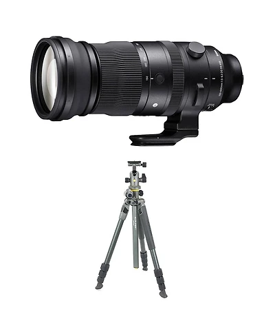 Sigma 150-600mm f/5-6.3 Dg Dn Os Sports Lens, L Mount, Bundle with Vanguard Alta Pro 2+ 263AB100 3-Section Aluminum Tripod