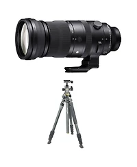 Sigma 150-600mm f/5-6.3 Dg Dn Os Sports Lens, L Mount, Bundle with Vanguard Alta Pro 2+ 263AB100 3-Section Aluminum Tripod