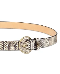 Sam Edelman Women's Leather Harness Buckle Belt
