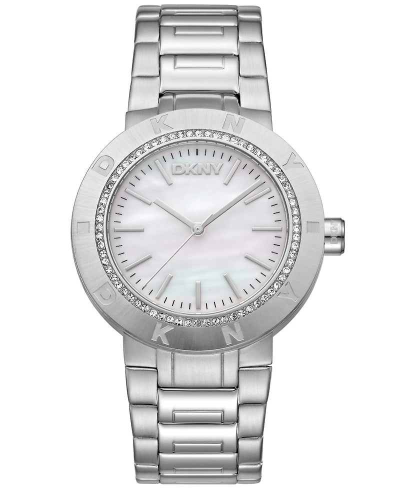 Dkny Women's Eastside Logo Stainless Steel Bracelet Watch