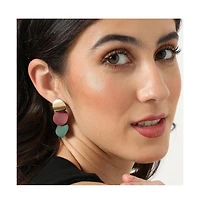 Sohi Women's Gold Plated Designer Drop Earrings