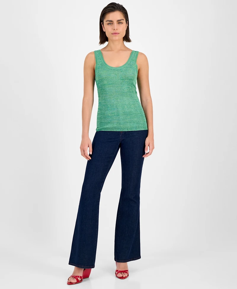 I.n.c. International Concepts Women's Space-Dyed Sweater Tank Top, Exclusively at Macy's