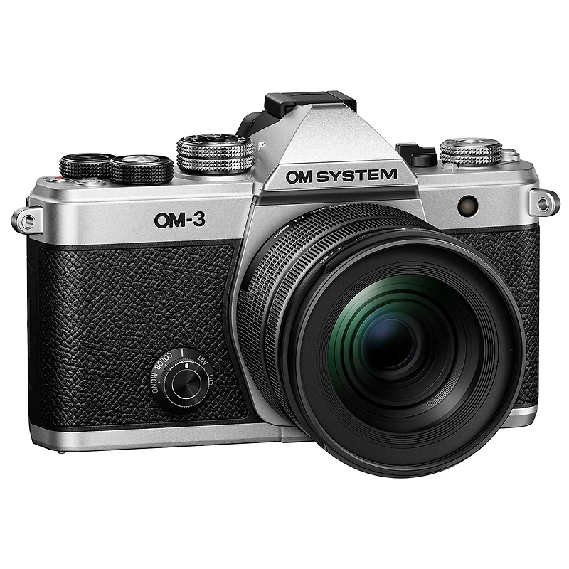 Om System Om-3 Mirrorless Camera with M.Zuiko Digital Ed 12-45mm f/4 Pro Lens