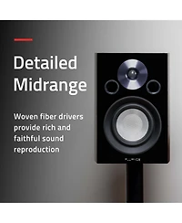 Fluance Reference Surround Sound Home Theater 5.0 Channel Speaker System including 3-Way Floorstanding Floorstanding Towers, Center Channel, and Rear