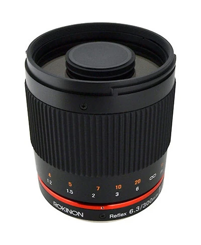 Rokinon Rokinon 300M-fx-bk 300mm F6.3 Mirror Lens for Fuji X Mirrorless Interchangeable Lens Cameras , Black