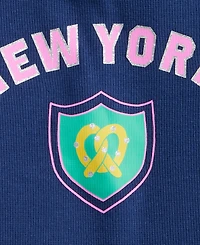 Toddler Girls Ny Pretzel Ribbed Tee, Exclusively at Macy's