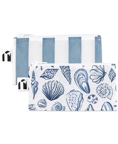 Bumkins Shells Small Snack Bags, 2 Pack