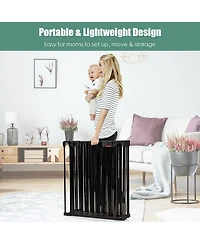 Costway Baby 8 Panel Safe Metal Gate Play Yard