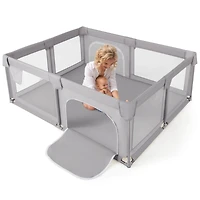 Costway Toddler Playpen Extra Large Activity Center Safety Play Yard w/ Gate