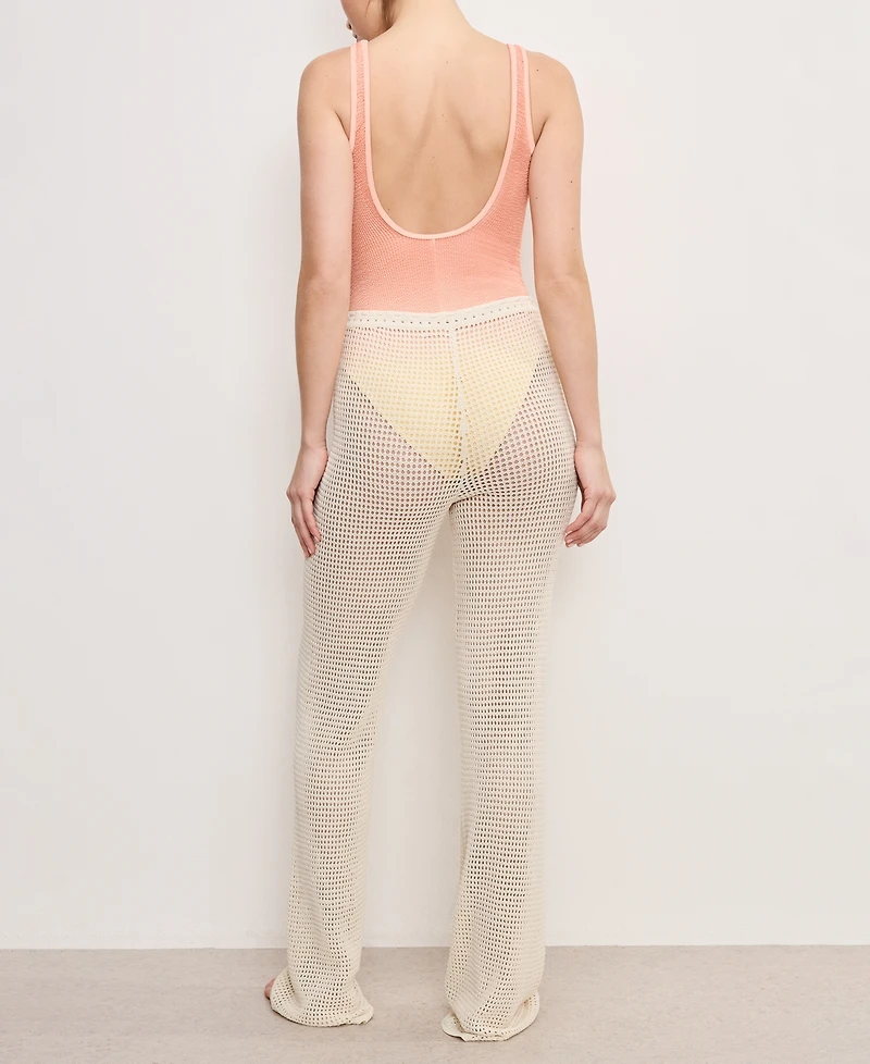 Good American Women's Crochet Pants Swim Cover-Up