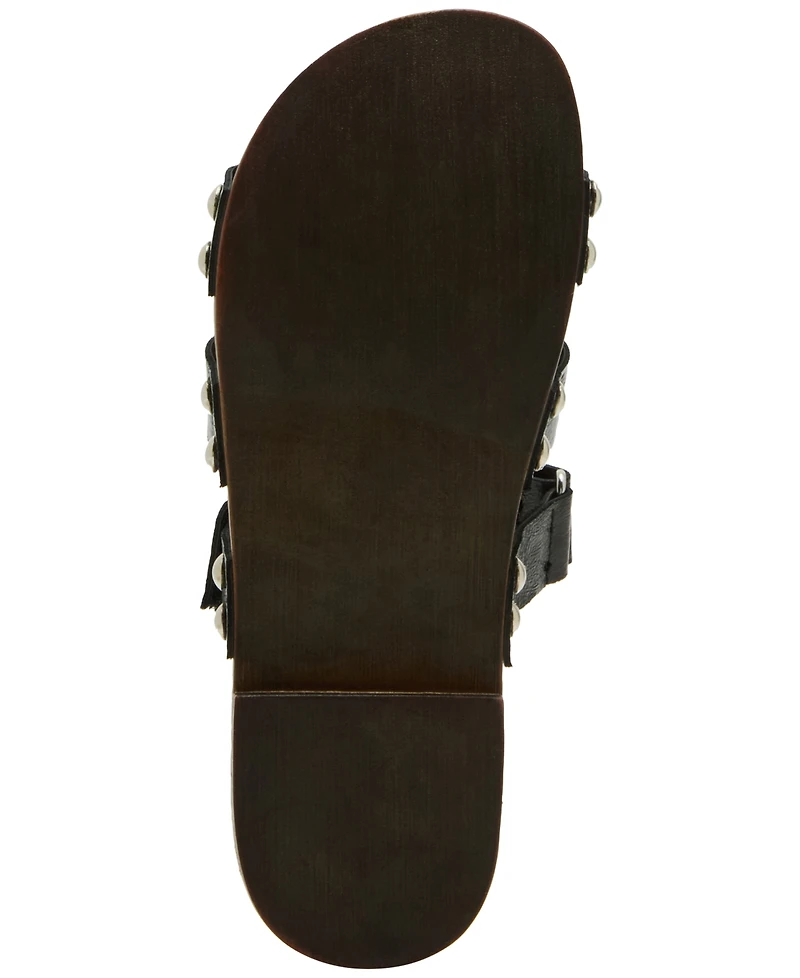 Steve Madden Women's Canal Wooden Platform Slide Sandals