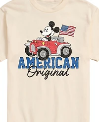 Airwaves Men's Disney Mickey American Original Short Sleeve T-Shirt