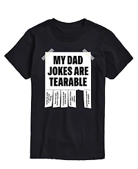 Airwaves Men's My Dad Jokes are Tearable Short Sleeve T-Shirt