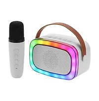 Mini Bluetooth Karaoke Portable Speaker with Wireless Mic