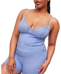 Adore Me Plus Juleetta Cami Top & Biker Shorts Set