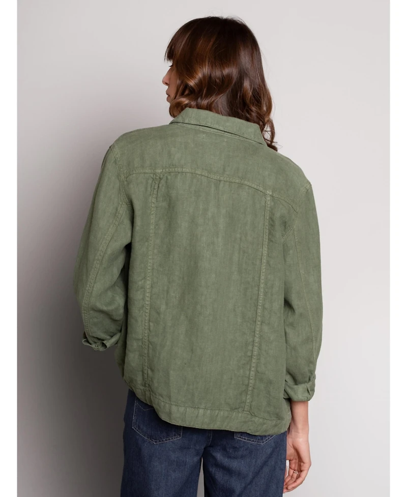 Celtic & Co. Women's Linen Western Jacket